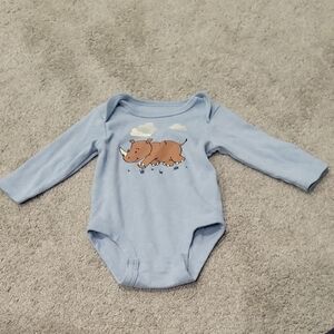 Blue Fox Graphic Bodysuit One Piece